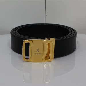 劲霸男装新款真皮腰带合金自动扣商务头层牛皮革皮带男28人付款199