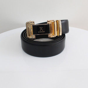 劲霸男装真皮皮带自动扣裤带潮年轻人纯头层牛皮专柜正品高档腰带