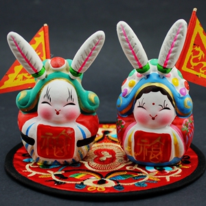 老北京兔爷摆件