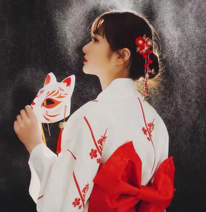 狐狸面具半脸古风日本