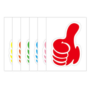 南薰大拇指贴纸 防水加大号拇指贴纸 学生点赞脸部衣服胸口贴纸 全