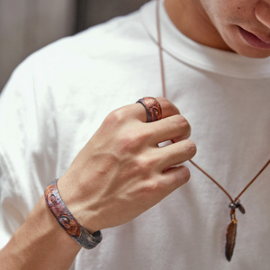 银手镯定制手工