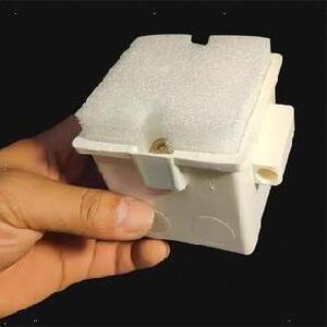 盖板墙线接线盒盒塞底盒堵珍珠棉底座固定器填充物86型线盒泡沫堵