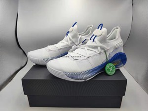 支持鉴定 ua安德玛库里6 curry 6 dub 勇士主场白蓝3020612-103