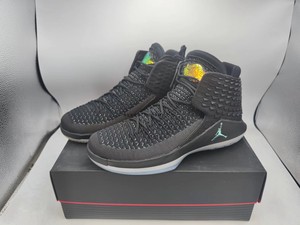 支持鉴定nike aj32 xxxii 乔32代 black黑猫高帮篮球鞋ah3348-003