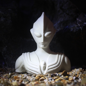 迪迦石像鱼缸沉底摆件装饰造景圆大假山锦鲤里放的石头沉水景创意