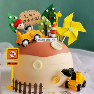 生日蛋糕装饰小风车