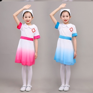 8016人付款淘宝儿童医生服装职业角色扮演幼儿园表演服制服白大褂