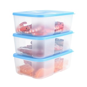 特百惠 1.7L冷冻之家保鲜盒 长方形冰箱冷藏密封储藏盒 正品
