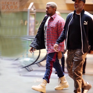 yeezy season 5 boots kanye侃爷椰子绒面嘻哈户外军事工装靴高帮