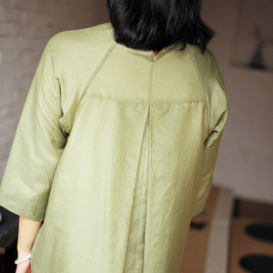 山林曦照-衣糊【乔木】双层丝棉贯头短衫