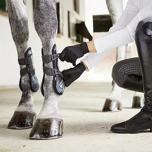 意大利acavallo马护腿马术障碍护腿马腿保护减震内置硅胶原装进口