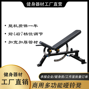 商用飞鸟凳哑铃凳多功能平板椅健身椅卧推凳健身房综合练习举重凳
