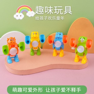 创意儿童小动物发条玩具上链条益智趣味会翻跟头玩具男女幼儿园礼