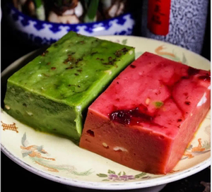 苏州黄天源糕团糕点【猪油年糕】美食特产季节性玫瑰味薄荷味糕点