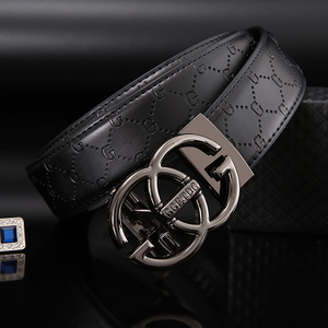 迷迭 香奈尔丝双g皮带男士自动扣休闲时尚百搭韩版年轻人牛仔裤带