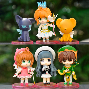 新品动漫摩卡百变小樱手办模型小摆件蛋糕桌面少女心公仔盲盒礼物