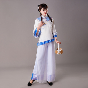 影视古装江南女子民国小姐装汉服丫鬟村姑剧组群演影楼写真演出服