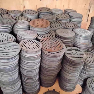 公路铸铁排水管地漏篦子铸铁地漏盖圆形简易承重内插式防臭阳台