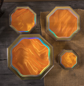 八角盒燕窝八角盒无字八角盒虫草八角盒西洋参盒子通用