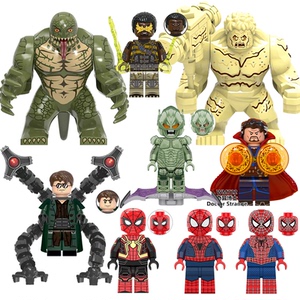 蜥蜴博士人仔蜘蛛侠英雄归来反派英雄第三方拼装积木兼容乐高玩具