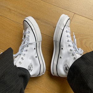 正品匡威converse1970s 手绘风logo涂鸦 白色高帮帆布鞋a03751c