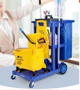 医院ktv轻便拖地垃圾单边宾馆保洁员清洗清洁工手推车四轮工作车