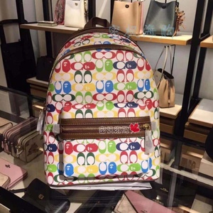 密枫加拿大蔻驰 bape x coach合作限量版 双肩包男女同款 背包