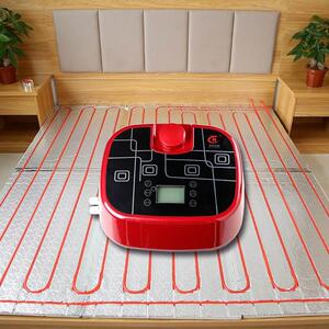 国皓水暖炕土改炕水暖电热炕家用水循环炕模板毯双温双控智能主机