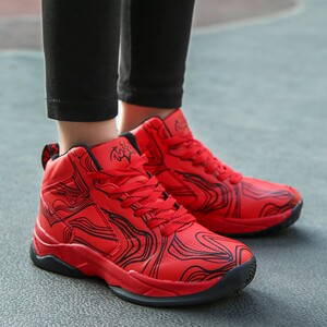 乔丹儿童篮球鞋鸳鸯战靴夏季2018新款小男孩鞋子中大童休闲运动鞋