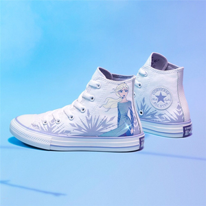 匡威converse frozen 2迪士尼冰雪奇缘联名限量板鞋女款代购正品