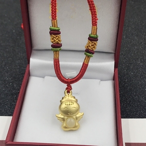 金镶玉吊坠小天使