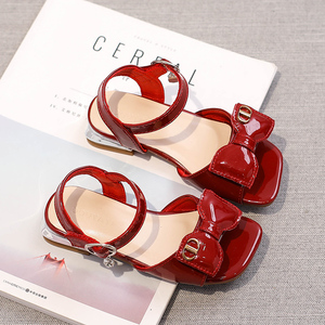 茵姿宝旗舰店天猫女童凉鞋中大童2022夏季新款儿童软底网红公主罗马