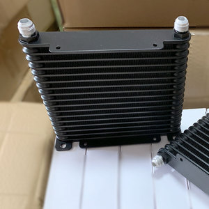 黑色13/17层/排机油冷却器 汽车改装机油散热器 油冷器厚度32mm