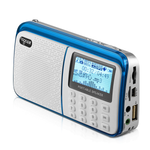 Nogo/乐果 R909便携式插卡蓝牙小音箱老人专用收音机半导体播放器