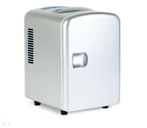 【】迷你汽车小冰箱微型车载家用小型电冰箱便携冷藏箱