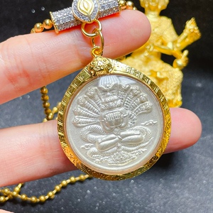 龙婆龙耐 2550 旁巴必打佛 泽渡金 金壳带卡 泰国