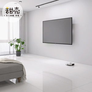 纯白地砖800x800白色瓷砖客厅亮光超白卫生间防滑地板砖750x1500