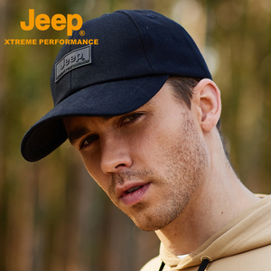 jeep吉普夏季遮阳棒球帽男户外透气运动帽软顶鸭舌帽休闲太阳帽