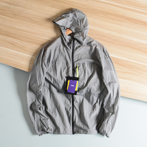 袅dwr防泼水超轻30d尼龙速干透气防紫外线男女户外夹克防晒衣风壳