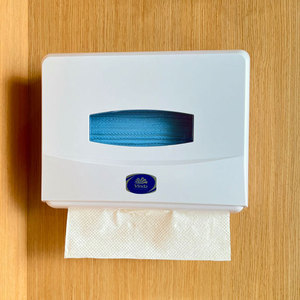 维达擦手纸盒壁挂式分配器商用公用家用洗手液厨房单包纸架VS9127