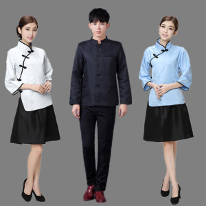 民国中山装男女五四青年装复古民国风毕业班校服学生合唱演出服