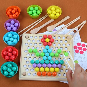 lyy15990483646淘宝蒙氏教具颜色分类盘幼儿园宝宝早教中心颜色分类