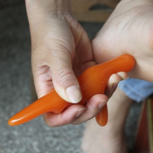 小人形经络按摩棒足底足部足疗点穴笔脚底穴位三角雀工具睡眠神器