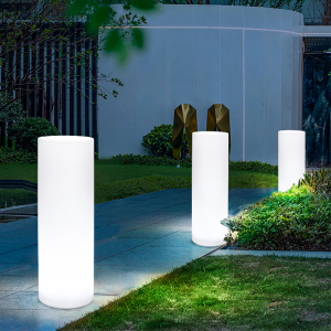 户外圆柱灯落地灯景观灯柱酒店别墅庭院活动花园简约现代装饰柱灯