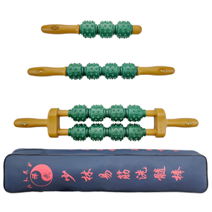 少林易筋洗髓棒经络磁疗棒磁力按摩d器滚轮颈肩腰腿理疗健身瑜伽