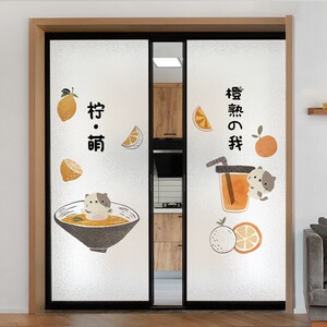 厨房落地门玻璃纸
