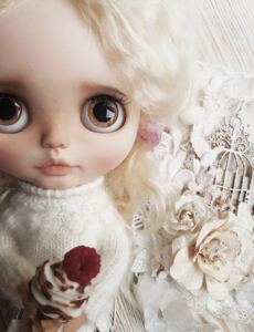 俄罗斯blythe ooak艺术家改妆阿布娃娃/bjd人偶/收藏女友生日闺蜜