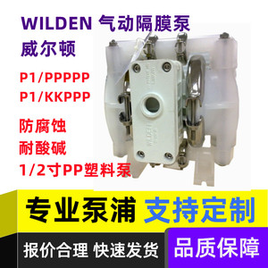 WILDEN威尔顿P.025/PZPPP半寸气动隔膜泵P1/PPPPP/TNU/TF/KTV耐酸