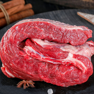 内蒙古草饲牛肉中荣中敖每日鲜国产原切排酸牛腩新鲜4斤包邮